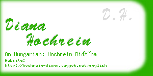 diana hochrein business card